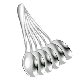 Colher de Aco Inox 20cm Monaliza | Jogo C/ 6 Unidades Refeicao Jantar Colher de Aco Inox 20cm Monaliza | Jogo C/ 6 Unidades Refeicao Jantar