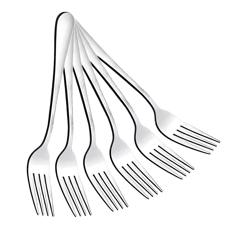 Garfo de Aco Inox 20cm Monaliza | Jogo C/ 6 Unidades Refeicao Jantar