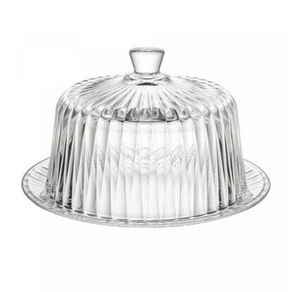 Queijeira Cristal C/ Tampa Radial 20 X 20 X 12cm 220380