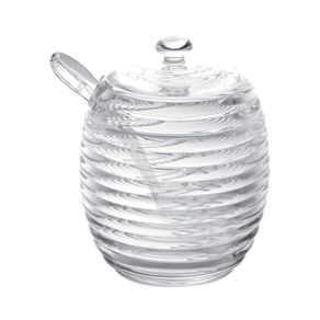 Meleira de Cristal C/ Pegador e Tampa Colmeia 240ml 7443
