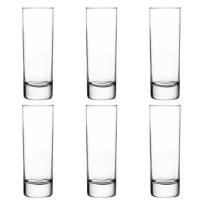 Jogo C/6 Copos de Vidro Alto Island 290ml P/ Bebidas e Drinks Luminarc Jogo C/6 Copos de Vidro Alto Island 290ml P/ Bebidas e Drinks Luminarc