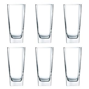 Jogo C/6 Copos de Vidro Sterling 330ml P/ Bebidas e Drinks Luminarc