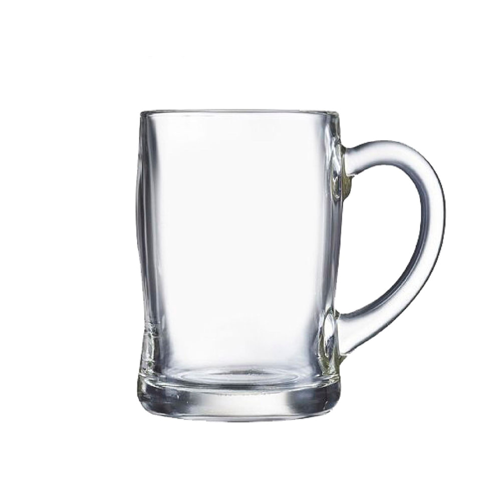 Caneca de Vidro P/ Cerveja Benidorm Beer Mug Extra Resistant 450ml Luminarc