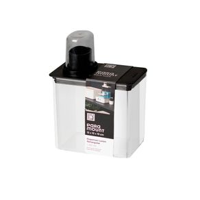 Dispenser Organizador Retangular Lumini 1300ml Preto Paramount Dispenser Organizador Retangular Lumini 1300ml Preto Paramount