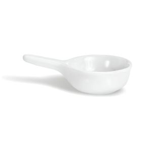 Mini Panelinha de Porcelana Branca 50ml Terramada Mini Panelinha de Porcelana Branca 50ml Terramada