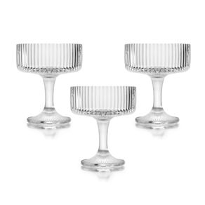 Jogo C/3 Tacas de Sobremesa Em Vidro Transparente Latinos 300ml Jogo C/3 Tacas de Sobremesa Em Vidro Transparente Latinos 300ml