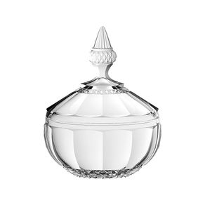 Potiche Bomboniere Em Cristal Splendor P/ Decoracao e Armazenamento 12x16cm