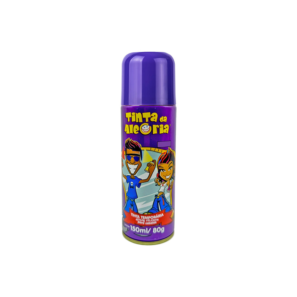 Tinta da Alegria Spray Colorido Para Cabelo 150ml / 80g