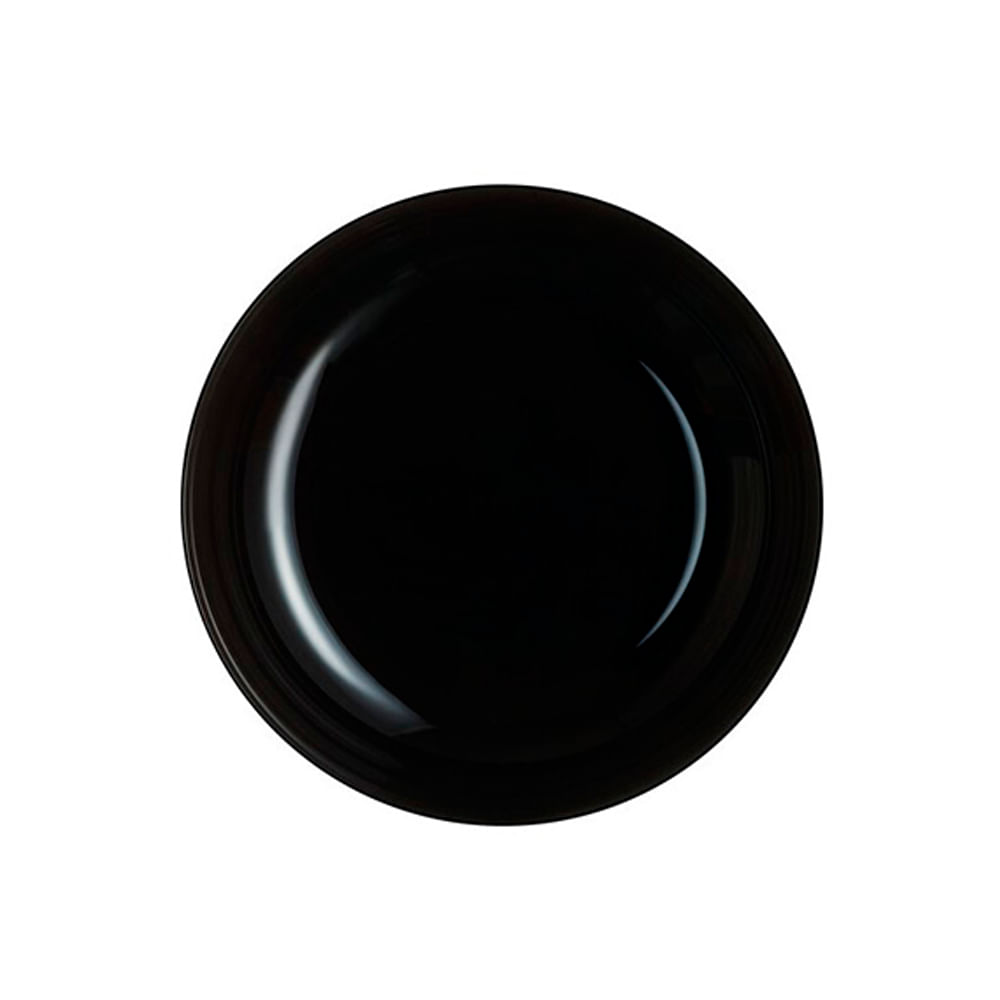 Prato de Vidro Couscous 25cm Preto Luminarc P6375